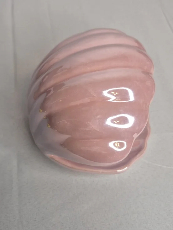 Pink Ceramic Clam Shell LED Decor NEW - Picture 5 of 14